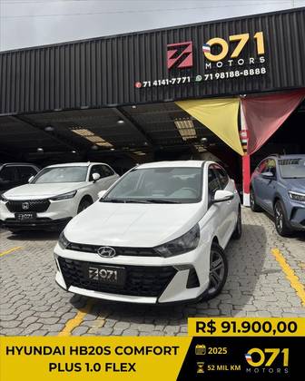 HYUNDAI HB20S 1.0 TGDI FLEX COMFORT PLUS AUTOMÁTICO HYUNDAI HB20S 1.0 TGDI FLEX COMFORT PLUS AUTOMÁTICO